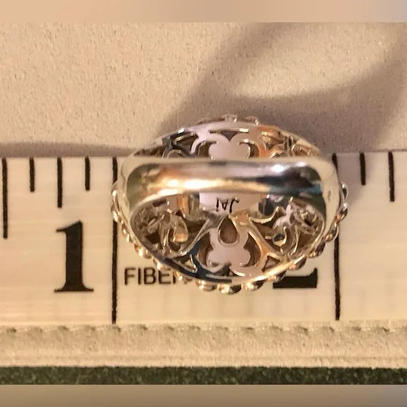 VGUC JAi by John Hardy Sterling & 14K Ring, SZ 9 - Picture 13 of 14